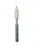 130-360 CONICAL WHITE A15 GRINDING STONE 8 X 25