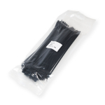 BLACK CABLE TIES 370MM X 4.8MM 100 PER PACK