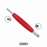 330001 VALVE CORE SCREW DRIVER DOUBLE STD/METAL CAP REMOVER