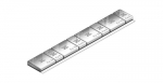 TRAX 610E-60 PREMIUM ADHESIVE SILVER WEIGHTS 4x10 4x5