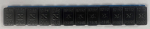 TRAX 613B-120 ADHESIVE WEIGHTS 12 X 10 GRAMS BLACK COATED