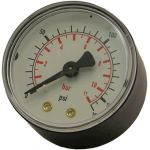 ATG8 PRESSURE GAUGE 0-160 PSI 50mm FACE REAR FEED 1/4