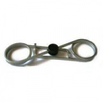 RIC CLIP SAFETY WHEEL NUT CLAMP 32MM SILVER