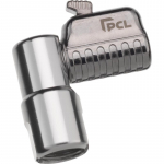 CH4A01 ANGLED SINGLE CLIP ON CONNECTOR RP 1/4 INLET
