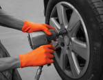 BODYGUARDS FINITE ORANGE HEAVY DUTY NITRILE GLOVES LARGE