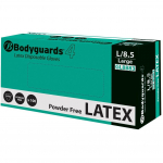 BODYGUARDS LATEX POWDER FREE GLOVES LARGE