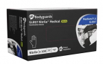 GL897 BODYGUARDS BLACK EXTRA LARGE NITRILE GLOVES