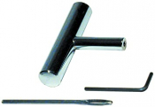 15-231 CHROME T HANDLE SPLIT EYE NEEDLE TOOL