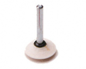 372B WHITE GRINDING STONE 30MM 6MM STEM GRIT 80