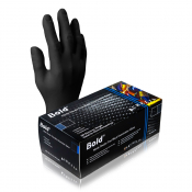 73999 AURELIA BOLD BLACK NITRILE P/F GLOVES X LARGE