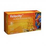 88268 AURELIA VELOCITY LATEX POWDER FREE LARGE GLOVES