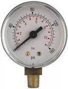 ATG7 PRESSURE GAUGE SMALL BOTTOM FEED R 1/4