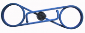 RIC CLIP SAFETY WHEEL NUT CLAMP 33MM BLUE