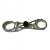 RIC CLIP SAFETY WHEEL NUT CLAMP 32MM SILVER