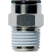 PMS1003 STUD COUPLING R3/8 MALE THREAD TO 10MM TUBE
