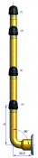 R1003-2 SCHRADER UNIVERSAL SCREW ON VALVE 47.5MM