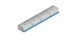 Trax Truck Adhesive Weights
