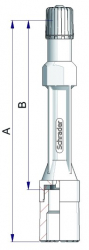 Schrader Plastic Valve Extensions