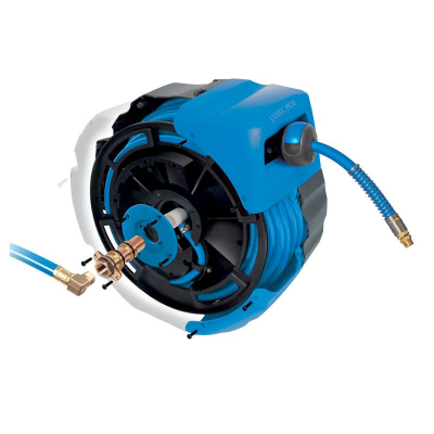 AUTOMATIC HOSE REEL 20M X 10MM RUBBER HOSE